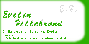 evelin hillebrand business card